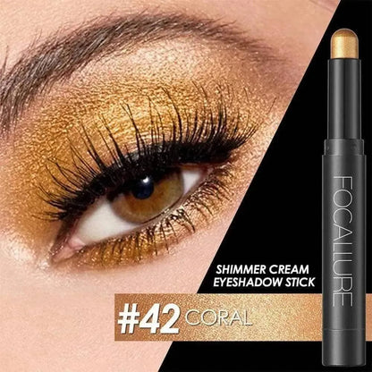 6pcs Shimmer Cream-Eyeshadow Stick Set #13-18