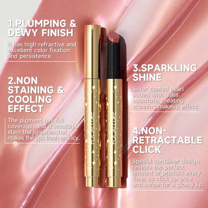 Sparkling Gem Lip Balm #OR03 Cinnamon