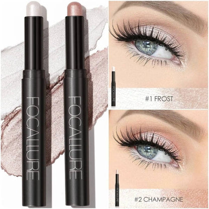 2Pcs Glitter Eyeliner Pen Kit（#1 & #2)