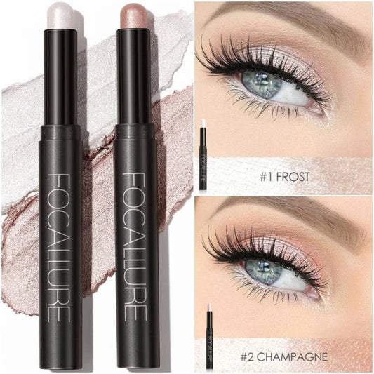 2Pcs Glitter Eyeliner Pen Kit（#1 & #2)