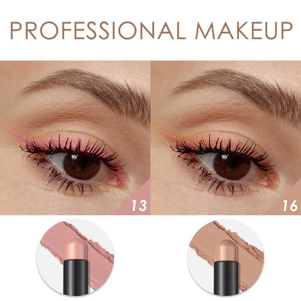 2Pcs Shimmer Cream-Eyeshadow Stick Kit（#13 & #16）