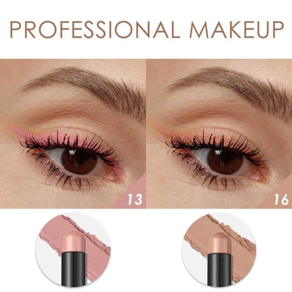 2Pcs Shimmer Cream-Eyeshadow Stick Kit（#13 & #16）