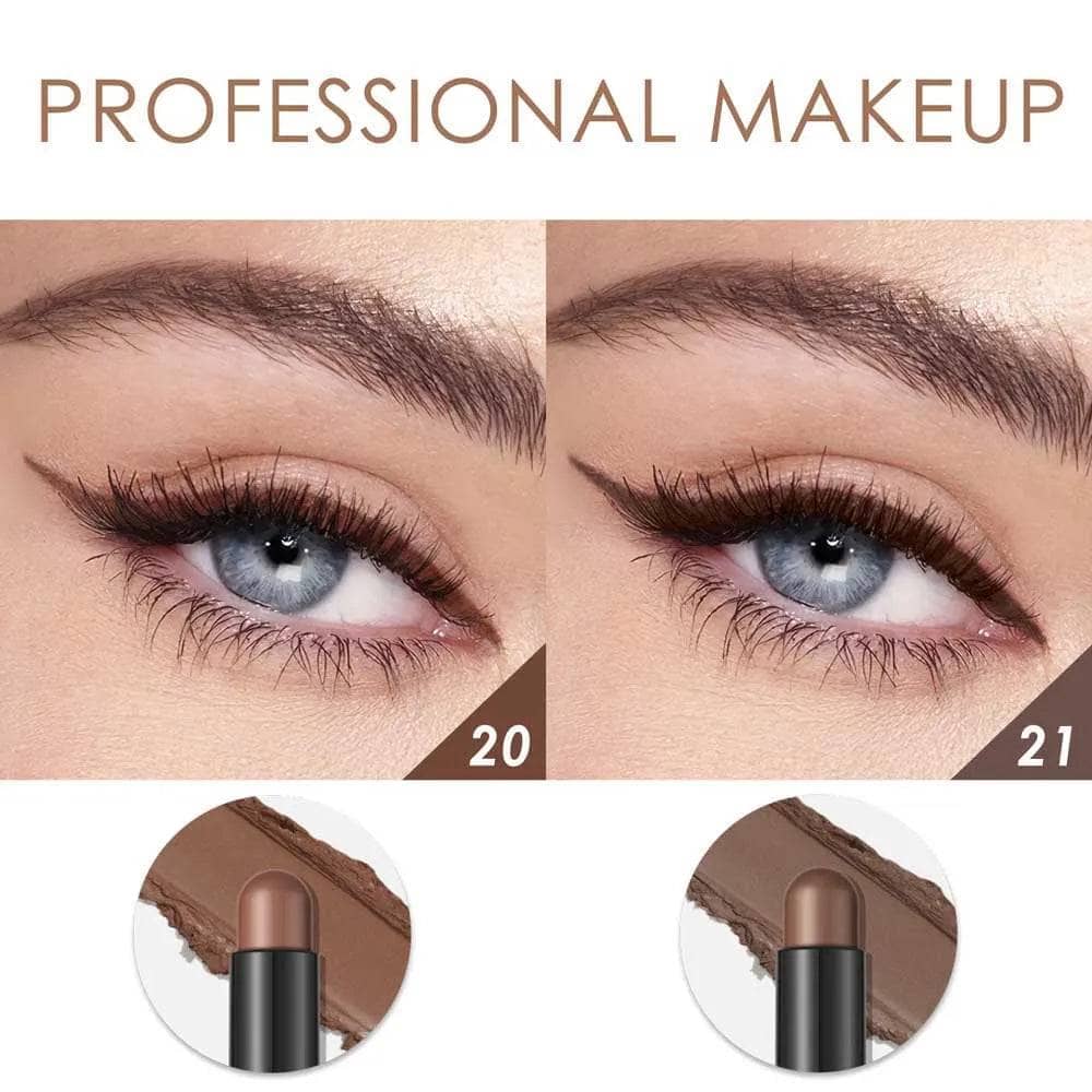2Pcs Shimmer Cream-Eyeshadow Stick Kit（#20 & #21）