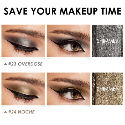 2Pcs Shimmer Cream Eyeshadow Stick Kit