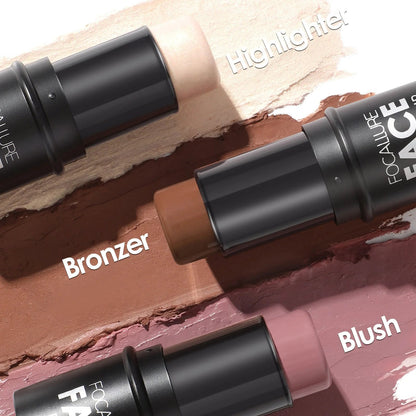 3Pcs Contour Makeup Kit