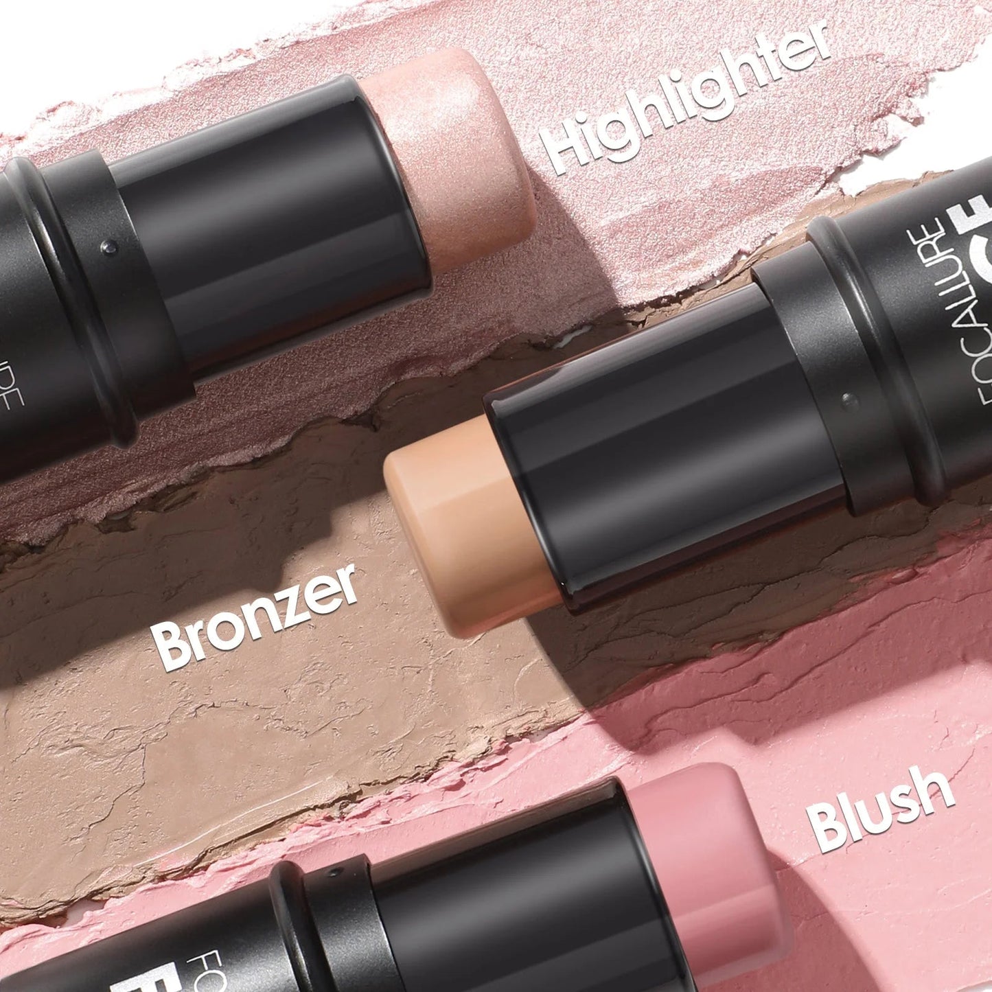 3Pcs Contour Makeup Kit