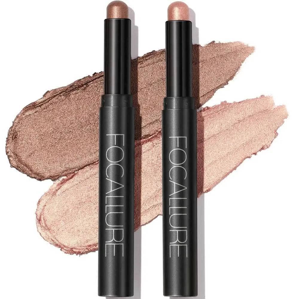 2Pcs Shimmer Cream-Eyeshadow Stick Kit（#17 & #18）