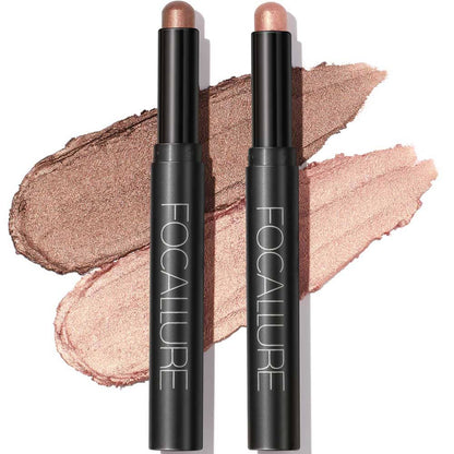 2Pcs Shimmer Cream Eyeshadow Stick Kit