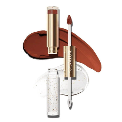 Focallure Juicy Mark Lip Stain & Lip Oil Duo #BB02 CHOCOLATE LATTE