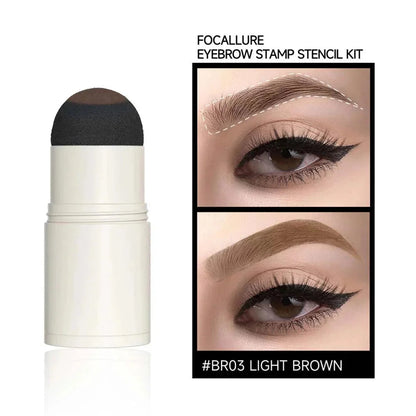 Eyebrow Stamp Stencil Kit #BR03 LIGHT BROWN