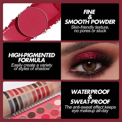 Blooming Flowers Series Palette #RD01 Queen of Elegance