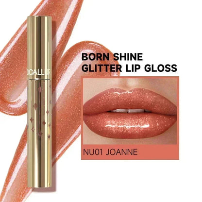 Born Shine Glitter Lip Gloss #PK03 ENVY SHADOW