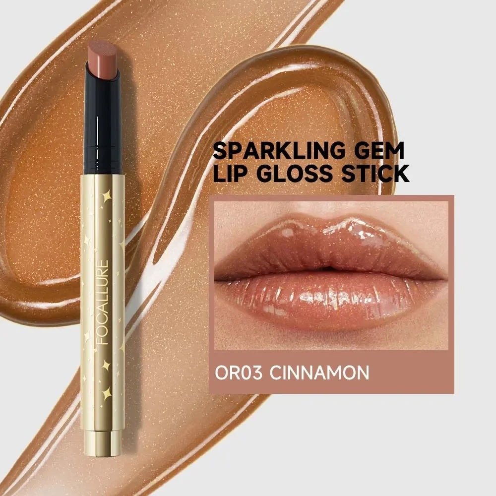 Sparkling Gem Lip Balm #OR03 Cinnamon
