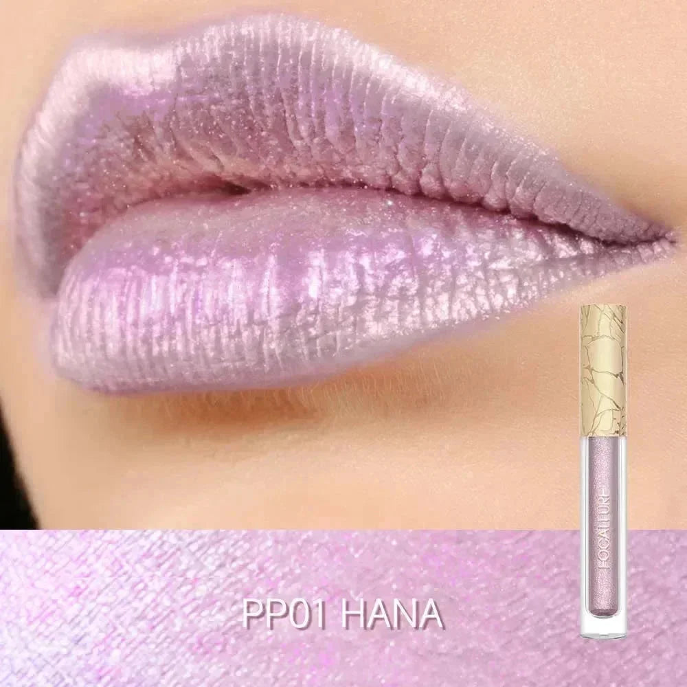[New Upgrade] Glam Metal Liquid Lipstick #RD03 Luscious Rose