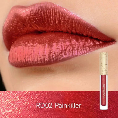 [New Upgrade] Glam Metal Liquid Lipstick #RD05 Cherryberry