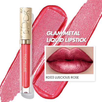 [New Upgrade] Glam Metal Liquid Lipstick #BR01 After Heat