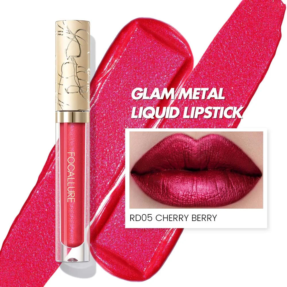 [New Upgrade] Glam Metal Liquid Lipstick #BR01 After Heat
