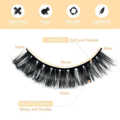 Lashes Bloom False Eyelashes-TL01 Gently