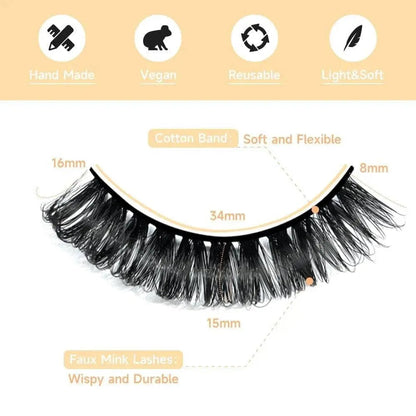 Lashes Bloom False Eyelashes-TL02 Cluster