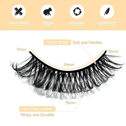 Lashes Bloom False Eyelashes-TL02 Cluster